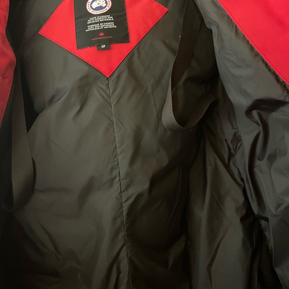Red Canada Goose Jacket Size Small - Picture 8 of 10